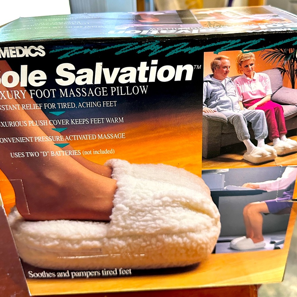 Luxury foot massage pillow